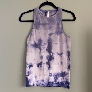 Lululemon Swiftly Tech Tank 2.0 *Wash Shibori Stripe Midnight Orchid size 6